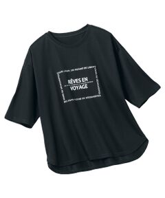 TAKASHIMAYA Style Plus / タカシマヤ スタイル・プリュ Tシャツ | 箔プリント入りプルオーバー