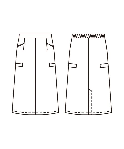 TAKASHIMAYA Style Plus / タカシマヤ スタイル・プリュ ロング・マキシ丈スカート | 涼感カーゴスカート | 詳細1
