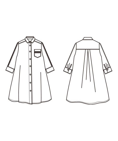 TAKASHIMAYA Style Plus / タカシマヤ スタイル・プリュ シャツ・ブラウス | レース使い先染めシャツ | 詳細2