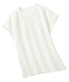 TAKASHIMAYA Style Plus / タカシマヤ スタイル・プリュ カットソー | 涼しやジャカードプルオーバー