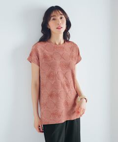 TAKASHIMAYA Style Plus / タカシマヤ スタイル・プリュ カットソー | 涼しやジャカードプルオーバー