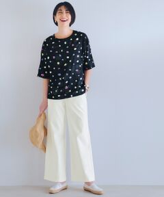 TAKASHIMAYA Style Plus / タカシマヤ スタイル・プリュ スラックス・ドレスパンツ | ドライタッチワイドパンツ〈股下６６ｃｍ〉