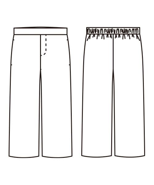 TAKASHIMAYA Style Plus / タカシマヤ スタイル・プリュ スラックス・ドレスパンツ | ドライタッチワイドパンツ〈股下66cm〉 | 詳細1