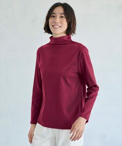 TAKASHIMAYA Style Plus / タカシマヤ スタイル・プリュ カットソー | スーピマコットンボトルネックプルオーバー