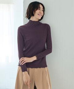 TAKASHIMAYA Style Plus / タカシマヤ スタイル・プリュ カットソー | チュールデザインプルオーバー