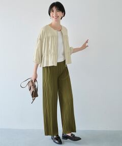 TAKASHIMAYA Style Plus / タカシマヤ スタイル・プリュ スラックス・ドレスパンツ | プリーツパンツ＜股下６０ｃｍ＞
