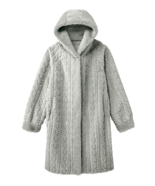 TAKASHIMAYA Style Plus / タカシマヤ スタイル・プリュ その他アウター | フェイクミンクコート(グレー)