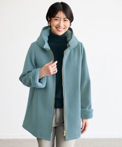 TAKASHIMAYA Style Plus / タカシマヤ スタイル・プリュ その他アウター | フェイクファー使いフェルトコート