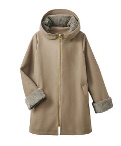 TAKASHIMAYA Style Plus / タカシマヤ スタイル・プリュ その他アウター | フェイクファー使いフェルトコート