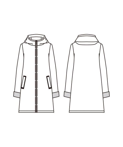 TAKASHIMAYA Style Plus / タカシマヤ スタイル・プリュ その他アウター | フェイクファー使いフェルトコート | 詳細1