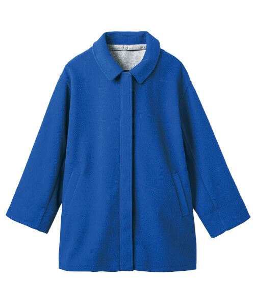 TAKASHIMAYA Style Plus / タカシマヤ スタイル・プリュ その他アウター | ニットメルトンコート（ブルー）