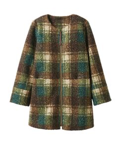 TAKASHIMAYA Style Plus / タカシマヤ スタイル・プリュ その他アウター | ループニット格子柄コート