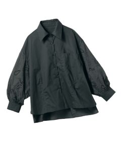 TAKASHIMAYA Style Plus / タカシマヤ スタイル・プリュ シャツ・ブラウス | 袖レースブラウス