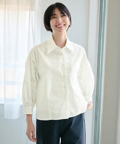 TAKASHIMAYA Style Plus / タカシマヤ スタイル・プリュ シャツ・ブラウス | 袖レースブラウス