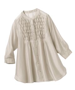 TAKASHIMAYA Style Plus / タカシマヤ スタイル・プリュ シャツ・ブラウス | タック使いシアーブラウス