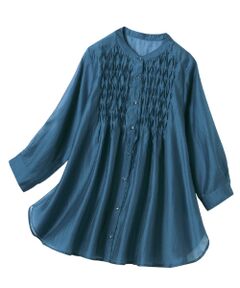 TAKASHIMAYA Style Plus / タカシマヤ スタイル・プリュ シャツ・ブラウス | タック使いシアーブラウス