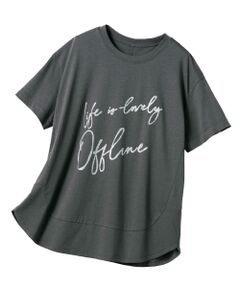 TAKASHIMAYA Style Plus / タカシマヤ スタイル・プリュ Tシャツ | 箔プリントプルオーバー