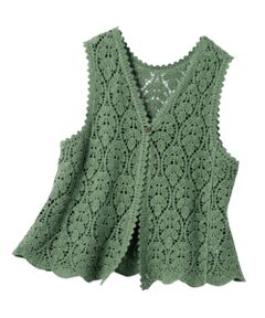 TAKASHIMAYA Style Plus / タカシマヤ スタイル・プリュ ベスト | カギ針編み風ベスト