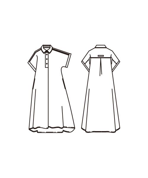 TAKASHIMAYA Style Plus / タカシマヤ スタイル・プリュ ミニ丈・ひざ丈ワンピース | サッカー格子柄ワンピース | 詳細3