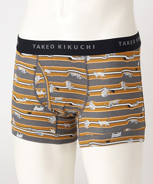 TAKEO KIKUCHI Homewear&Underwear/タケオキクチ ホームウエアアンドアンダーウエア 前開きボクサーブリーフ オレンジ L