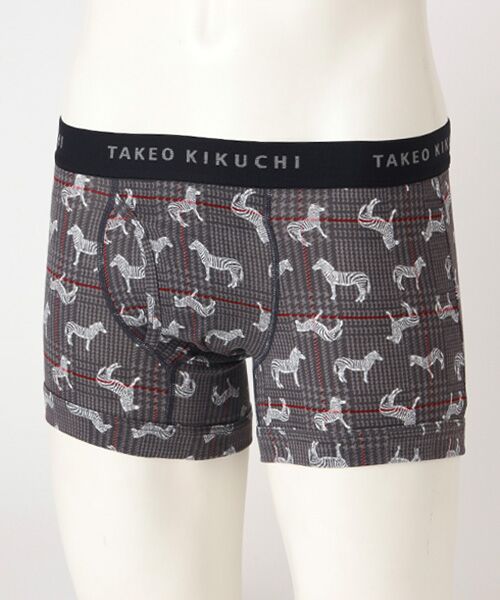 TAKEO KIKUCHI　Homewear & Underwear / タケオキクチ　ホームウエアアンドアンダーウエア ボクサーパンツ・ブリーフ | 前開きボクサーブリーフ（チャコール）
