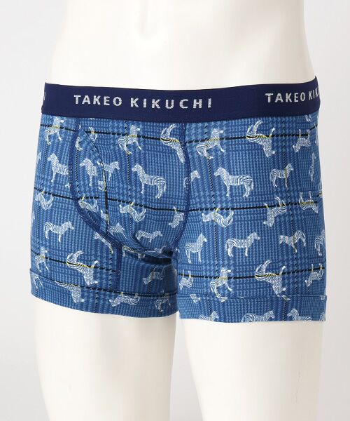 TAKEO KIKUCHI Homewear&Underwear/タケオキクチ ホームウエアアンドアンダーウエア 前開きボクサーブリーフ ブルー L TAKEO KIKUCHI Homewear&Underwear/タケオキクチ ホームウエアアンドアンダーウエア 前開きボクサーブリーフ ブルー L