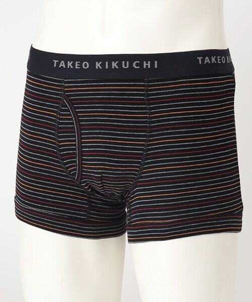 TAKEO KIKUCHI　Homewear & Underwear / タケオキクチ　ホームウエアアンドアンダーウエア ボクサーパンツ・ブリーフ | 前開きボクサーブリーフ（ブラック）