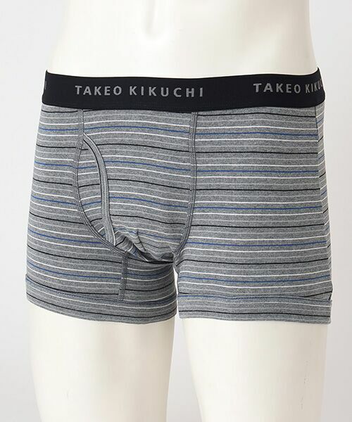 TAKEO KIKUCHI　Homewear & Underwear / タケオキクチ　ホームウエアアンドアンダーウエア ボクサーパンツ・ブリーフ | 前開きボクサーブリーフ（チャコール）