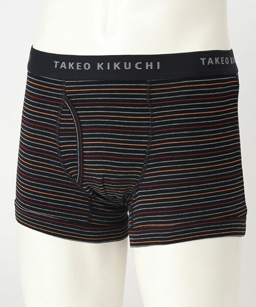 TAKEO KIKUCHI　Homewear & Underwear / タケオキクチ　ホームウエアアンドアンダーウエア ボクサーパンツ・ブリーフ | 前開きボクサーブリーフ（ブラック）