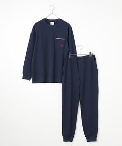 TAKEO KIKUCHI　Homewear & Underwear / タケオキクチ　ホームウエアアンドアンダーウエア ルームウェア | 長袖クルーネックニットパジャマ