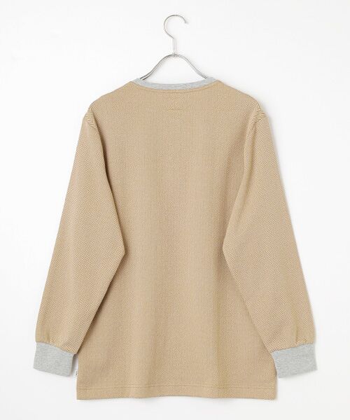 TAKEO KIKUCHI　Homewear & Underwear / タケオキクチ　ホームウエアアンドアンダーウエア ルームウェア | 長袖ヘンリーネックニットパジャマ | 詳細5