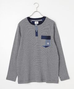 TAKEO KIKUCHI　Homewear & Underwear / タケオキクチ　ホームウエアアンドアンダーウエア ルームウェア | 長袖ヘンリーネックシャツ