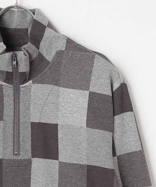 TAKEO KIKUCHI　Homewear & Underwear / タケオキクチ　ホームウエアアンドアンダーウエア ルームウェア | 長袖ハーフジップシャツ | 詳細2