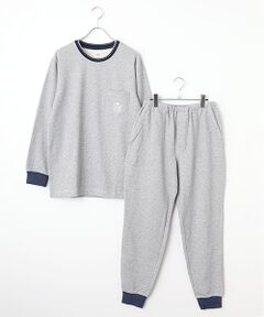 TAKEO KIKUCHI　Homewear & Underwear / タケオキクチ　ホームウエアアンドアンダーウエア ルームウェア | 長袖クルーネックニットパジャマ