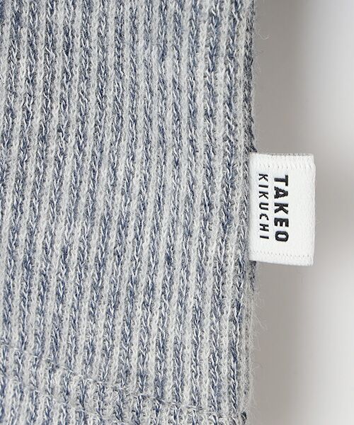 TAKEO KIKUCHI　Homewear & Underwear / タケオキクチ　ホームウエアアンドアンダーウエア ルームウェア | 長袖ハイネックニットパジャマ | 詳細5