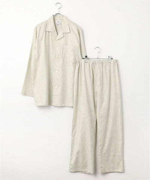 TAKEO KIKUCHI　Homewear & Underwear / タケオキクチ　ホームウエアアンドアンダーウエア ルームウェア | 長袖テーラードパジャマ（イエロー）