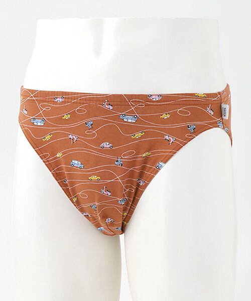 TAKEO KIKUCHI　Homewear & Underwear / タケオキクチ　ホームウエアアンドアンダーウエア ボクサーパンツ・ブリーフ | 前閉じビキニブリーフ（オレンジ）