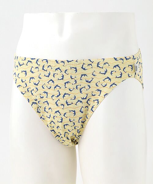 TAKEO KIKUCHI　Homewear & Underwear / タケオキクチ　ホームウエアアンドアンダーウエア ボクサーパンツ・ブリーフ | 前閉じビキニブリーフ（イエロー）