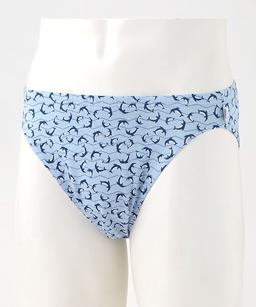 TAKEO KIKUCHI　Homewear & Underwear / タケオキクチ　ホームウエアアンドアンダーウエア ボクサーパンツ・ブリーフ | 前閉じビキニブリーフ（サックス）