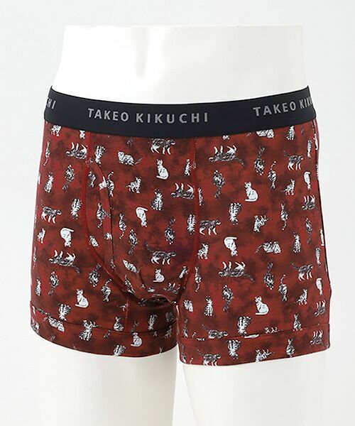 TAKEO KIKUCHI　Homewear & Underwear / タケオキクチ　ホームウエアアンドアンダーウエア ボクサーパンツ・ブリーフ | 前開きボクサーブリーフ（アカ）