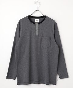 TAKEO KIKUCHI　Homewear & Underwear / タケオキクチ　ホームウエアアンドアンダーウエア ルームウェア | 長袖ヘンリーネックシャツ