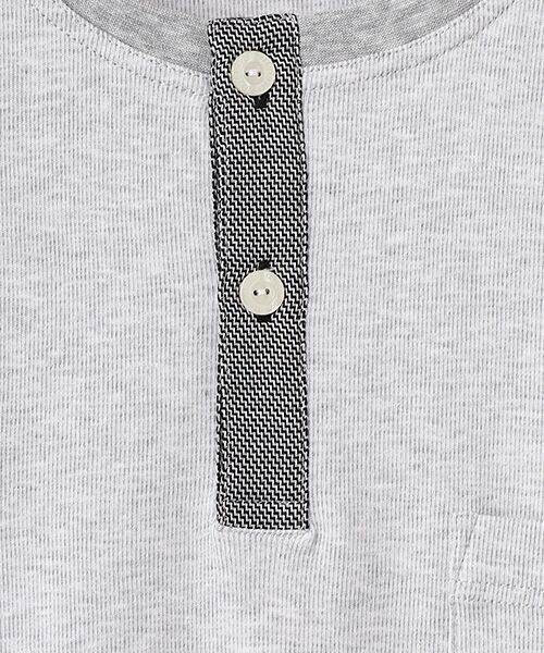 TAKEO KIKUCHI　Homewear & Underwear / タケオキクチ　ホームウエアアンドアンダーウエア ルームウェア | 長袖ヘンリーネックシャツ | 詳細4