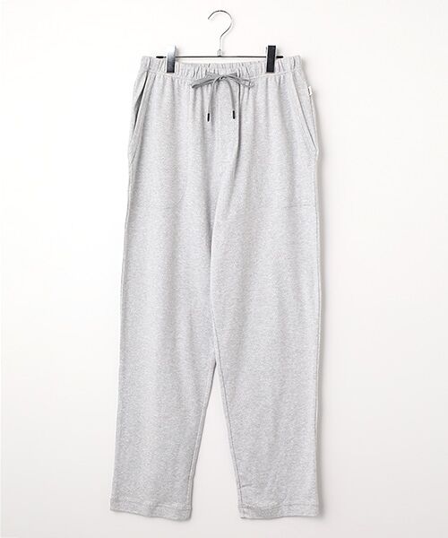 TAKEO KIKUCHI　Homewear & Underwear / タケオキクチ　ホームウエアアンドアンダーウエア ルームウェア | 前開きロングテーパードパンツ（モクグレー）