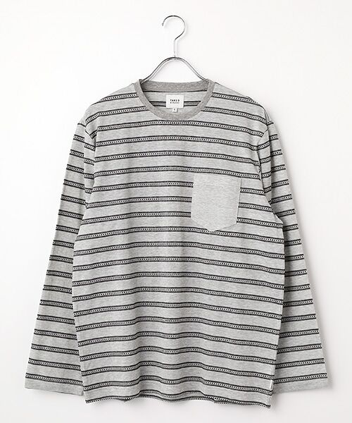 TAKEO KIKUCHI　Homewear & Underwear / タケオキクチ　ホームウエアアンドアンダーウエア ルームウェア | 長袖クルーネックシャツ（モクグレー）