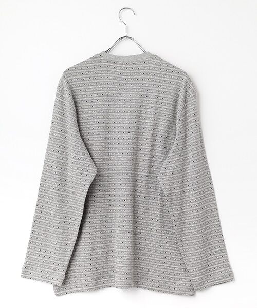 TAKEO KIKUCHI　Homewear & Underwear / タケオキクチ　ホームウエアアンドアンダーウエア ルームウェア | 長袖ヘンリーネックニットパジャマ | 詳細2