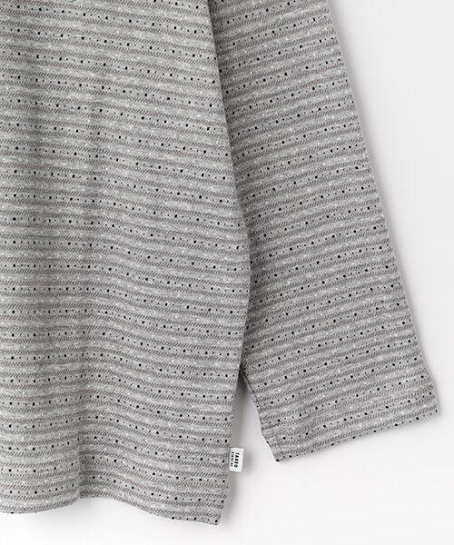 TAKEO KIKUCHI　Homewear & Underwear / タケオキクチ　ホームウエアアンドアンダーウエア ルームウェア | 長袖ヘンリーネックニットパジャマ | 詳細4