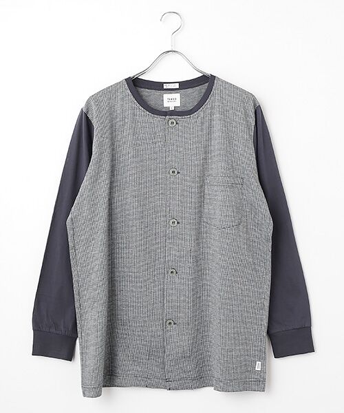 TAKEO KIKUCHI　Homewear & Underwear / タケオキクチ　ホームウエアアンドアンダーウエア ルームウェア | 長袖前開きニットパジャマ | 詳細2