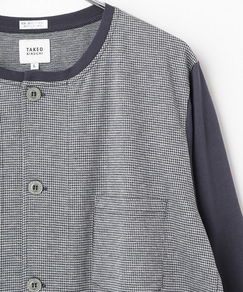 TAKEO KIKUCHI　Homewear & Underwear / タケオキクチ　ホームウエアアンドアンダーウエア ルームウェア | 長袖前開きニットパジャマ | 詳細4