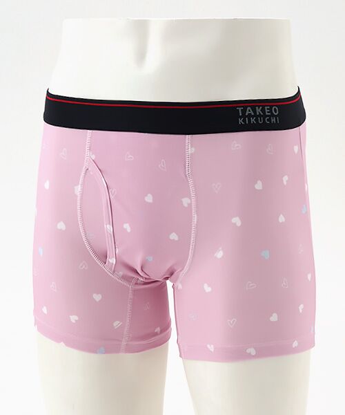 TAKEO KIKUCHI　Homewear & Underwear / タケオキクチ　ホームウエアアンドアンダーウエア ボクサーパンツ・ブリーフ | 前開きボクサーブリーフ（ピンク）