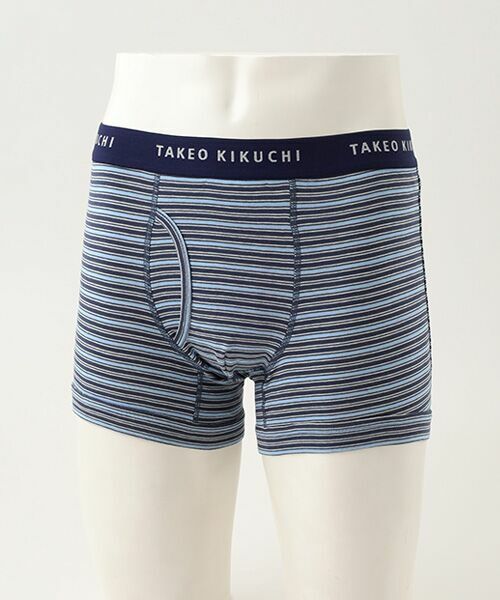 TAKEO KIKUCHI　Homewear & Underwear / タケオキクチ　ホームウエアアンドアンダーウエア ボクサーパンツ・ブリーフ | 前開きボクサーブリーフ（サックス）